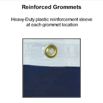 8x12 Flag Center Gromment