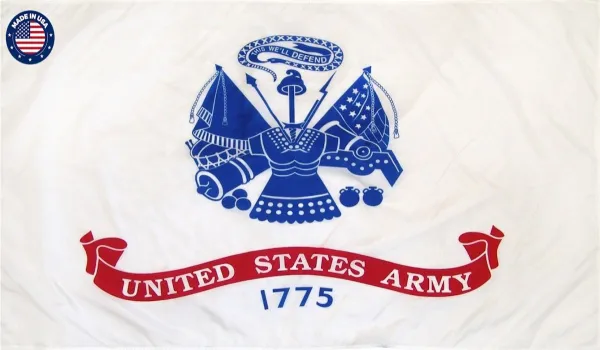 3x5 Army 200 Denier Nylon Flag - Made In USA
